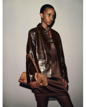 Reformation Sofia East West Shoulder Bag - Brown