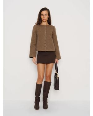 Reformation Lucia Wool Jacket - Natural