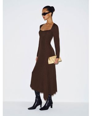 Reformation Yarah Dress 0 - Brown