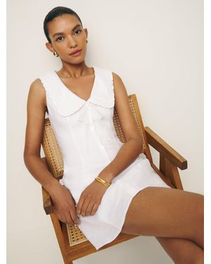 Reformation Soraya Linen Dress 8 - Brown