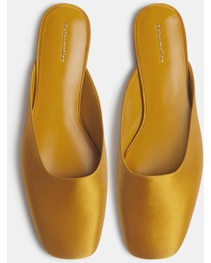 Reformation Inez Flat Mule - Orange
