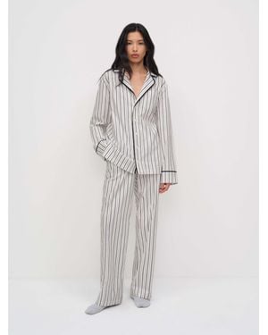 Reformation Kai Pyjama Set - White