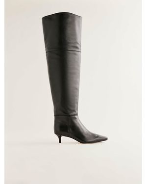 Reformation Roxanne Over The Knee Boot Leather 6 - Multicolor