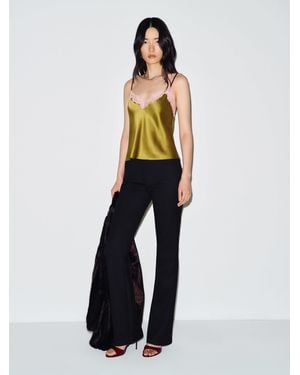 Reformation Teddy Silk Top - White