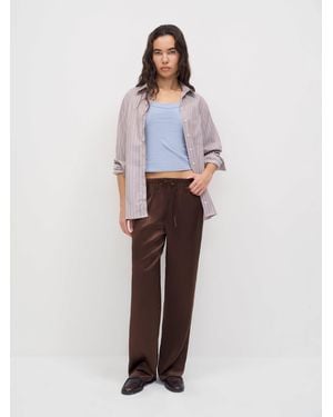 Reformation Olina Silk Pant - White
