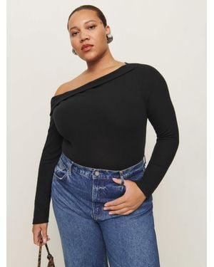 Reformation Elio Knit Top Es - Blue
