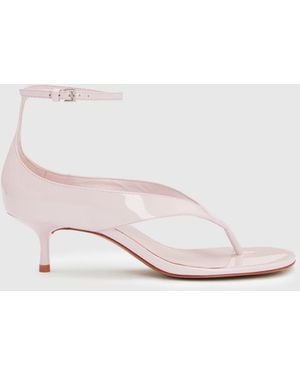 Reformation Stef Heeled Sandal - White