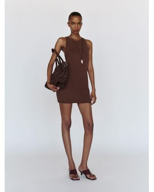 Reformation Oriana Jumper Tank Top Dress - Brown