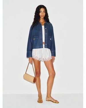 Reformation Everton Denim Jacket - Blue