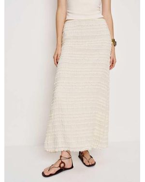Reformation Gabriella Skirt in Natural | Lyst