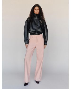 Reformation Clyde Low Rise Baggy Jean Denim - Black