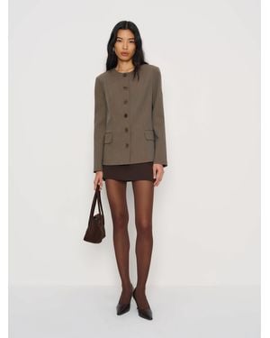 Reformation Laine Blazer - Natural
