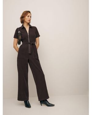 Reformation Cassidy Corduroy Jumpsuit - Natural