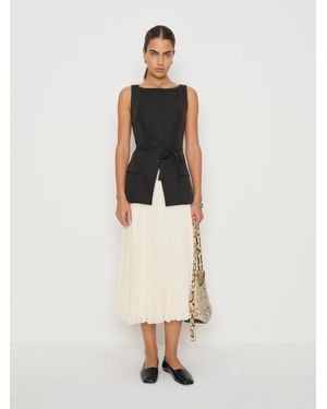 Reformation Camellia Top - White
