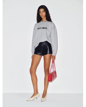 Reformation Drew Vintage Oversized Crewneck Sweatshirt - White