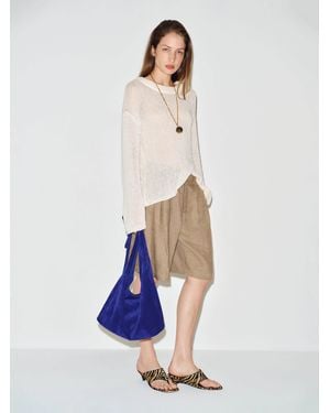 Reformation Drew Linen Short - White