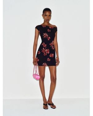 Reformation Madeline Knit Dress - Red