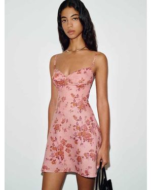 Reformation Pola Linen Dress 6 in Orange | Lyst Reformation Pola Linen Dress 6 in Orange | Lyst