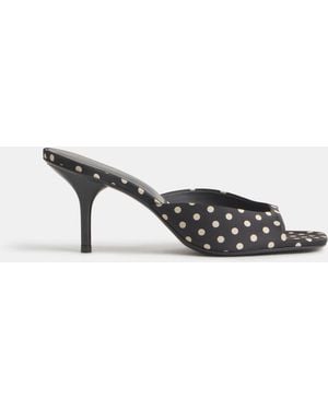 Reformation Clementine Heeled Mule Sandal 6 - White