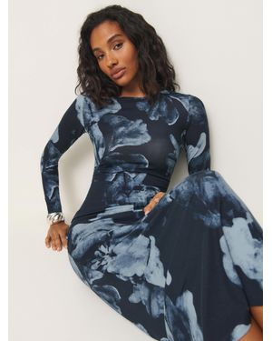Reformation Tommie Knit Dress - Blue