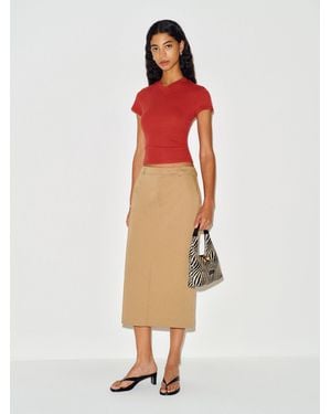 Reformation Lindie T-Shirt Knit - Red