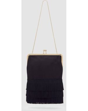 Reformation Skye Mini Bag Satin - White