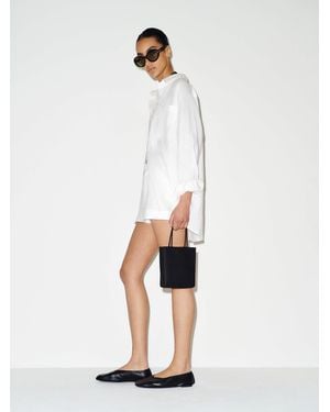 Reformation Eli Oversized Linen Shirt - White