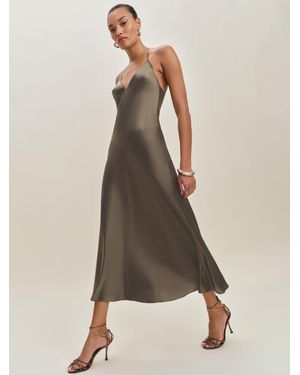 Reformation Nari Silk Dress - Natural