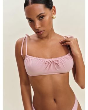 Reformation Kahiwa Bikini Top - Brown