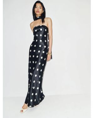 Reformation Oren Silk Dress - White