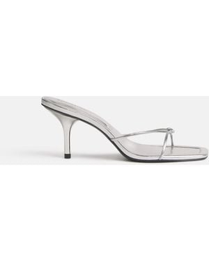 Reformation Cooper Heeled Sandal Leather 5 - White