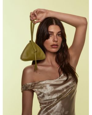 Reformation Mini Chiara Convertible Bag - Green