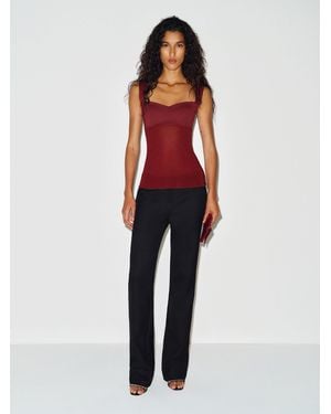 Reformation Nova Knit Top - Red