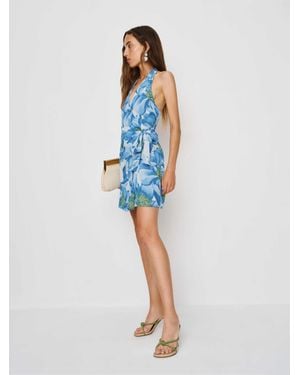Reformation Eddis Dress - Blue