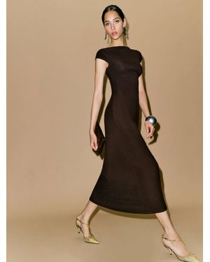 Reformation Sophia Reversible Knit Dress - Natural