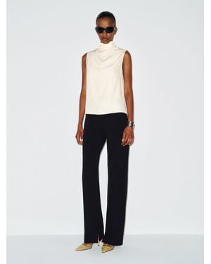 Reformation Bobbi Silk Top 0 - White
