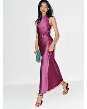 Reformation Anaiis Silk Dress - Pink