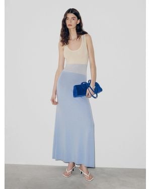 Reformation Oceane Merino Jumper Dress - Blue
