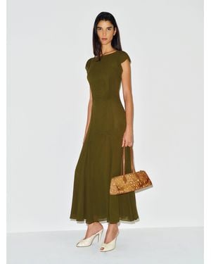 Reformation Petites Maelani Dress - Green