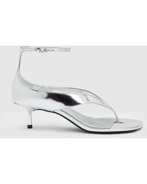 Reformation Stef Heeled Sandal - White