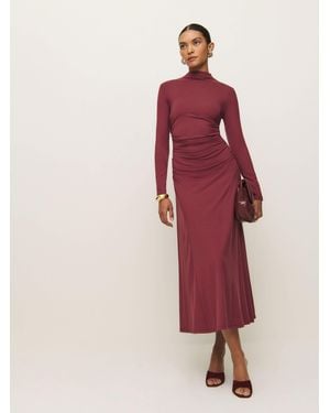 Reformation Nemy Knit Dress - Red