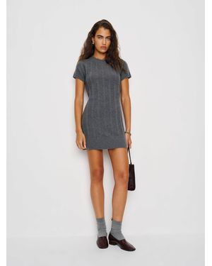 Reformation Sadie Cashmere Mini Dress - Blue