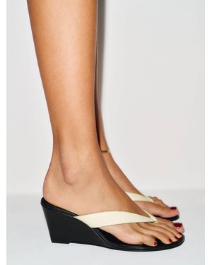 Reformation Jessie Wedge Thong 5 - White