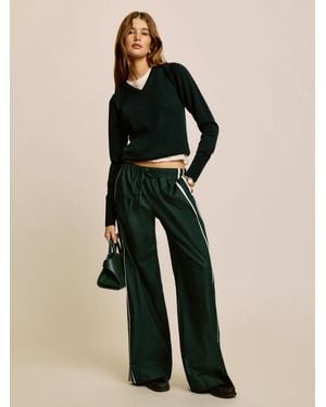Reformation Julien Poplin Pant - Natural