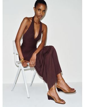 Reformation Lina Wedge Sandal 5 - White