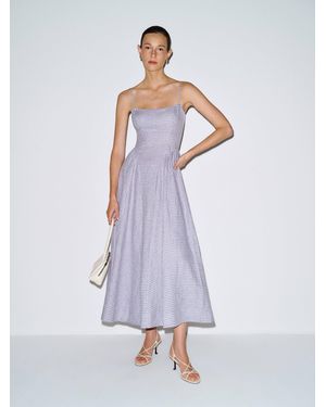 Reformation Jessi Linen Dress 4 in White | Lyst