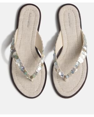 Reformation Jessie Thong Sandal 5 - Natural