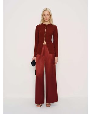 Reformation Verne Knit Top - Red
