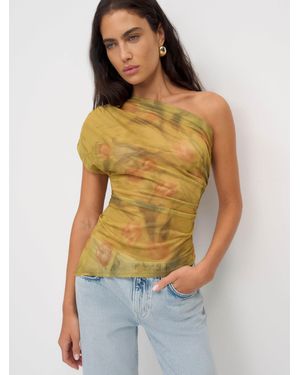 Reformation Adora Knit Top - White