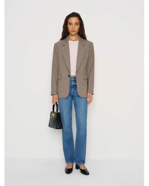 Reformation Parker Oversized Blazer - Blue